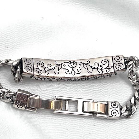 Brighton Retired Live The Life You Love Etched ID Bracelet with Brighton Tin - Picture 4 of 9